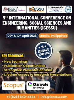 5th International Conference on Engineering, Social-Sciences and Humanities